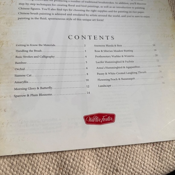 Walter Foster How to Draw and Paint: Chinese Brush By Lucy Wang - Picture 3 of 4